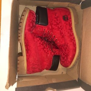 Timberland 6” Limited Edition“Red Valentine” Boots